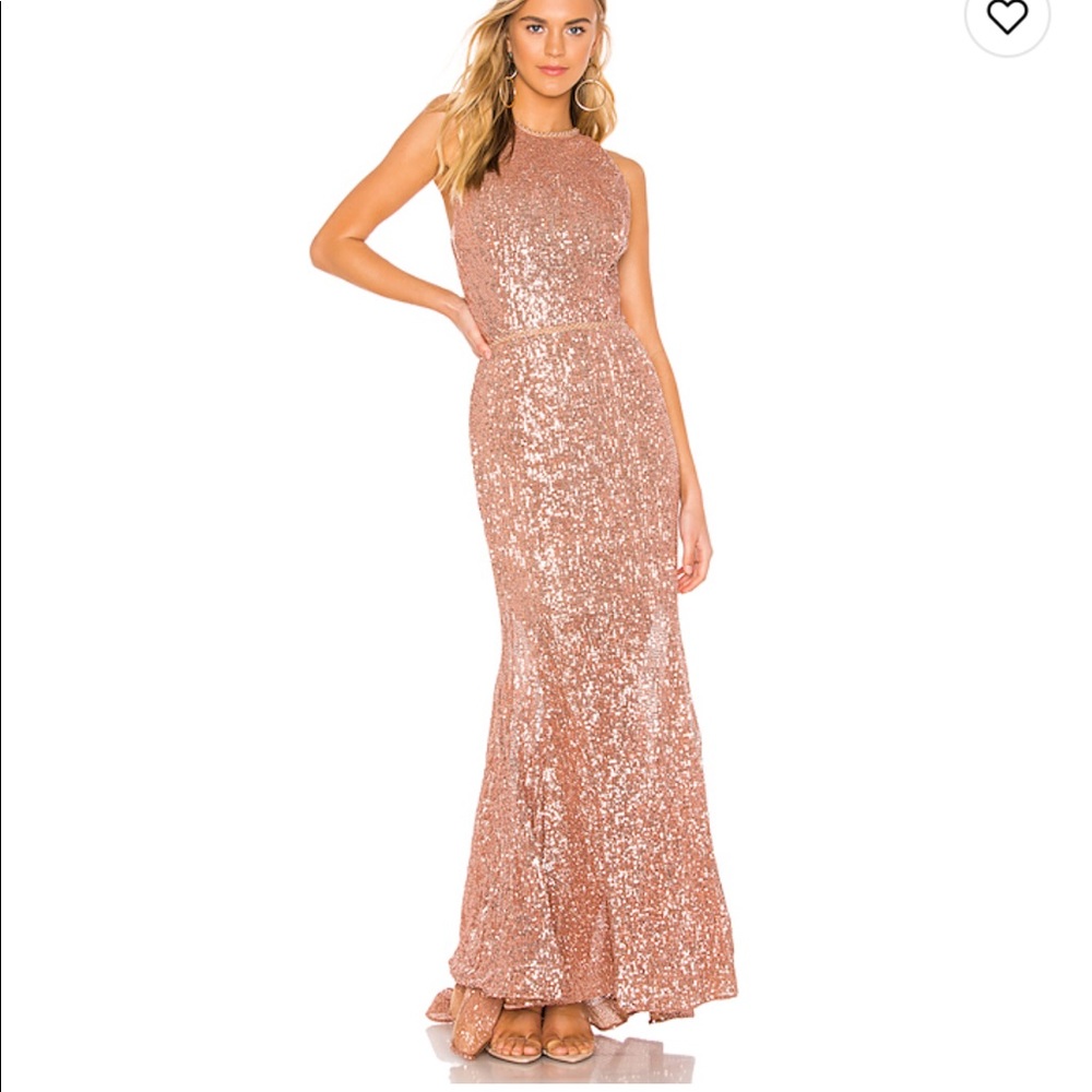 Bronx and Banco Moon Gown size S Rose Gold